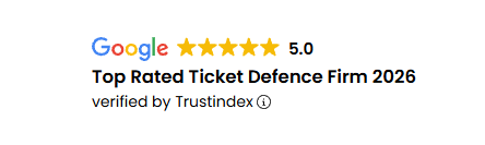 Google rating 5.0, Top Rated Ticket Defence Firm 2026, verified by Trustindex